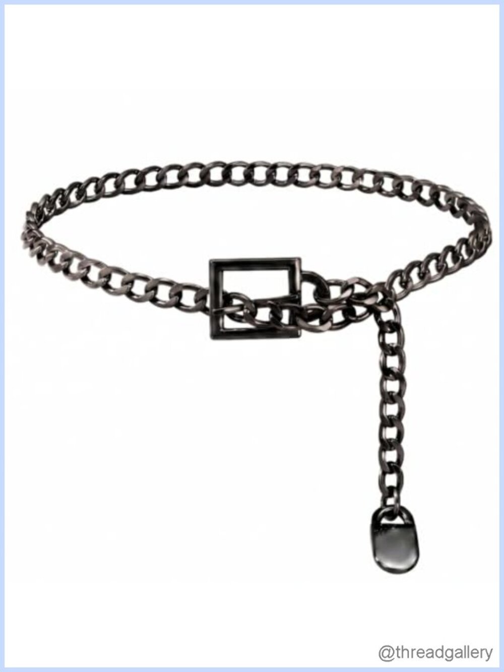 Western Metal Concho Chain Belt Adjustable Cowgirl Waist Chain